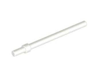 LEGO Parts  Bar 6L with Stop Ring ~ {White}