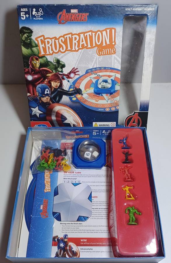 Hasbro Marvel Avengers Frustration Game Complete