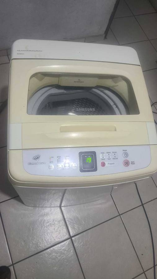 Samsung WA80G5 8KG top loader washing machine