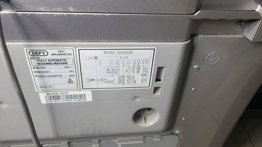 13kg defy top loader washing machine