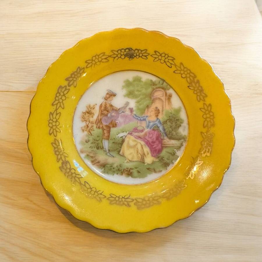 Limoge style plate