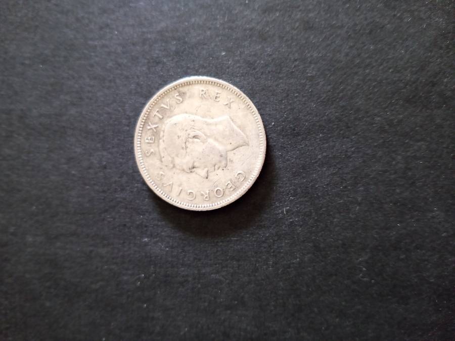 1952 British 2 Shilling Coin