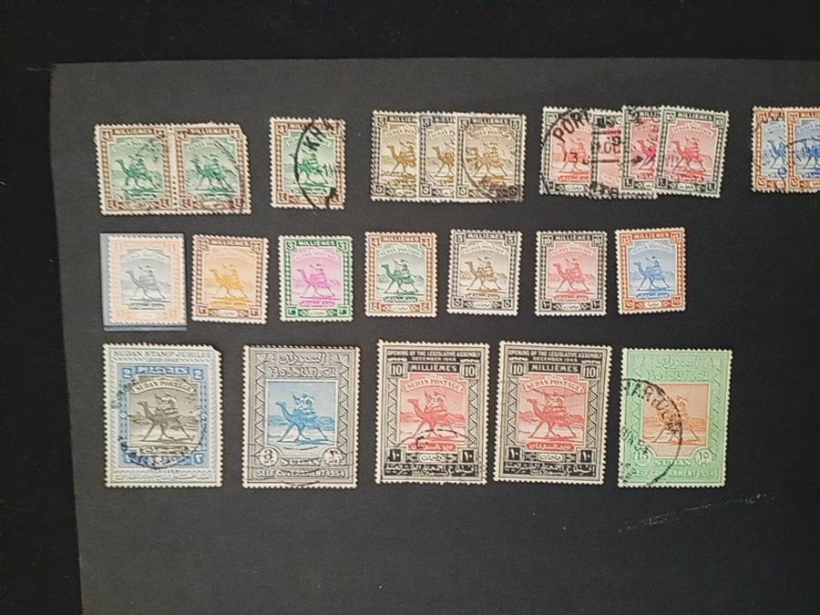 A nice collection of Sudan stamps