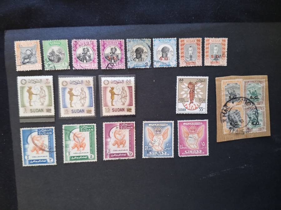 A nice collection of Sudan stamps