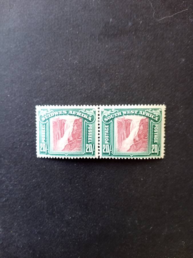 1931 SWA First Pictorials 20s Okuwahakeu Falls - 2nd hand Mint