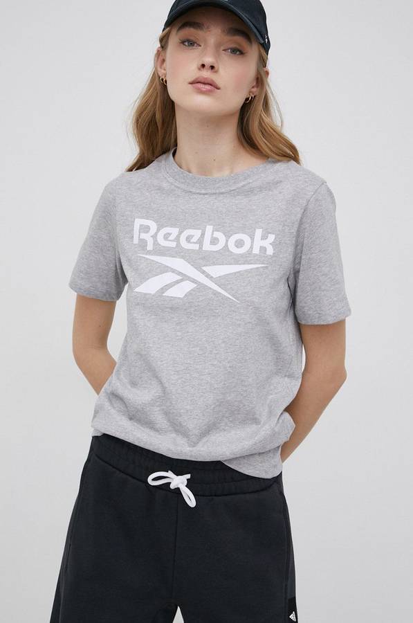 Reebok Ri Bl T Shirt Womens - Grey - Small
