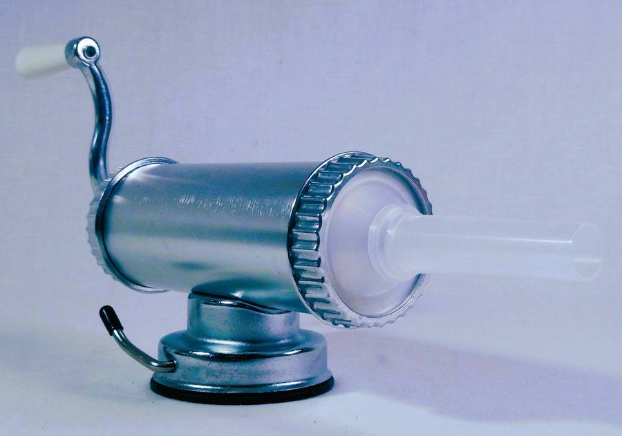 KitchenCraft Home Made manual sausage maker With Suction Base