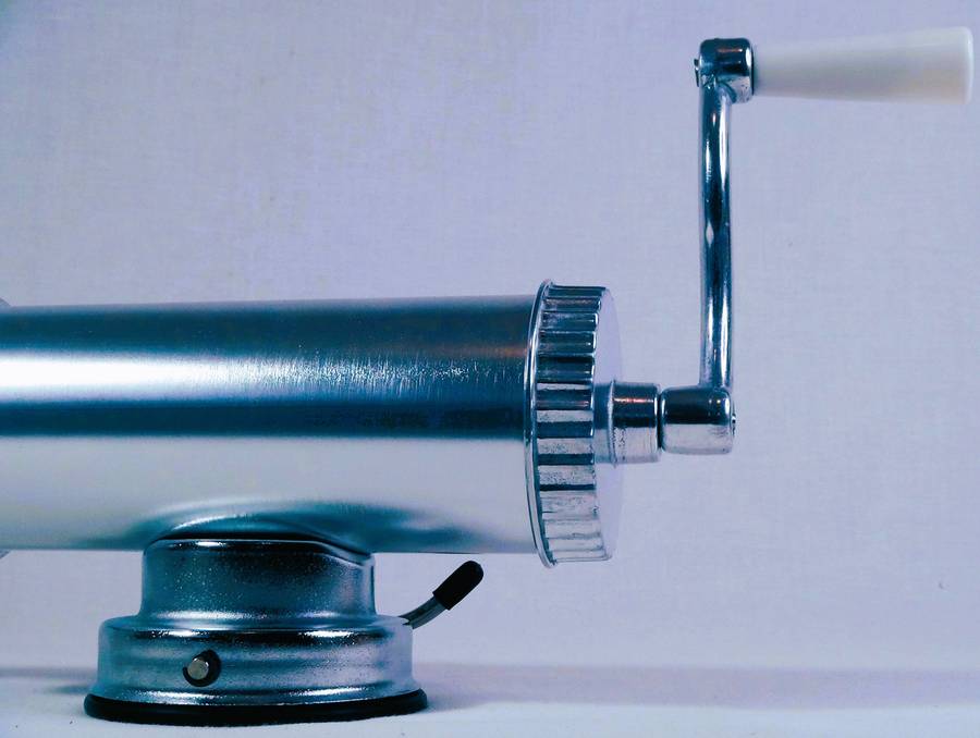 KitchenCraft Home Made manual sausage maker With Suction Base