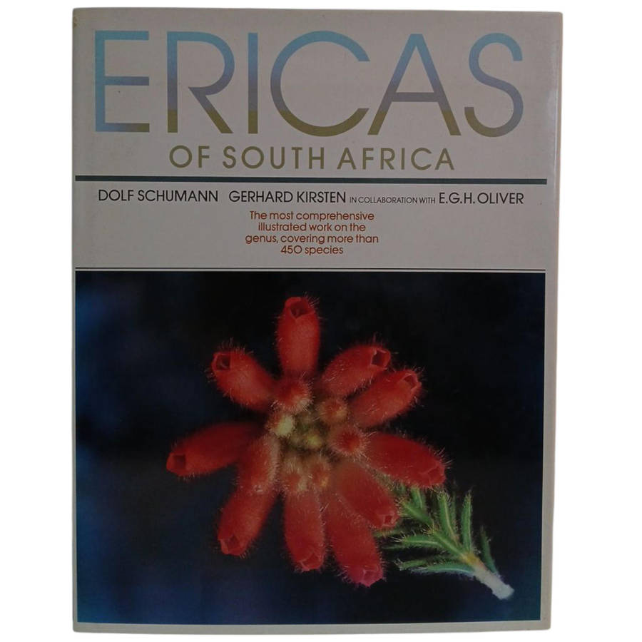 1992 Ericas of South Africa by Kirsten Gerhard and Dolf Schumann Hardcover w/Dustjacket
