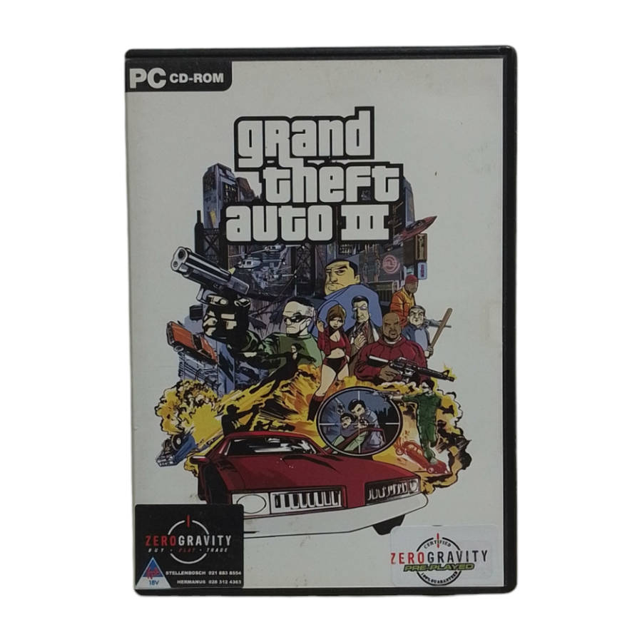 Grand Theft Auto III PC (CD)