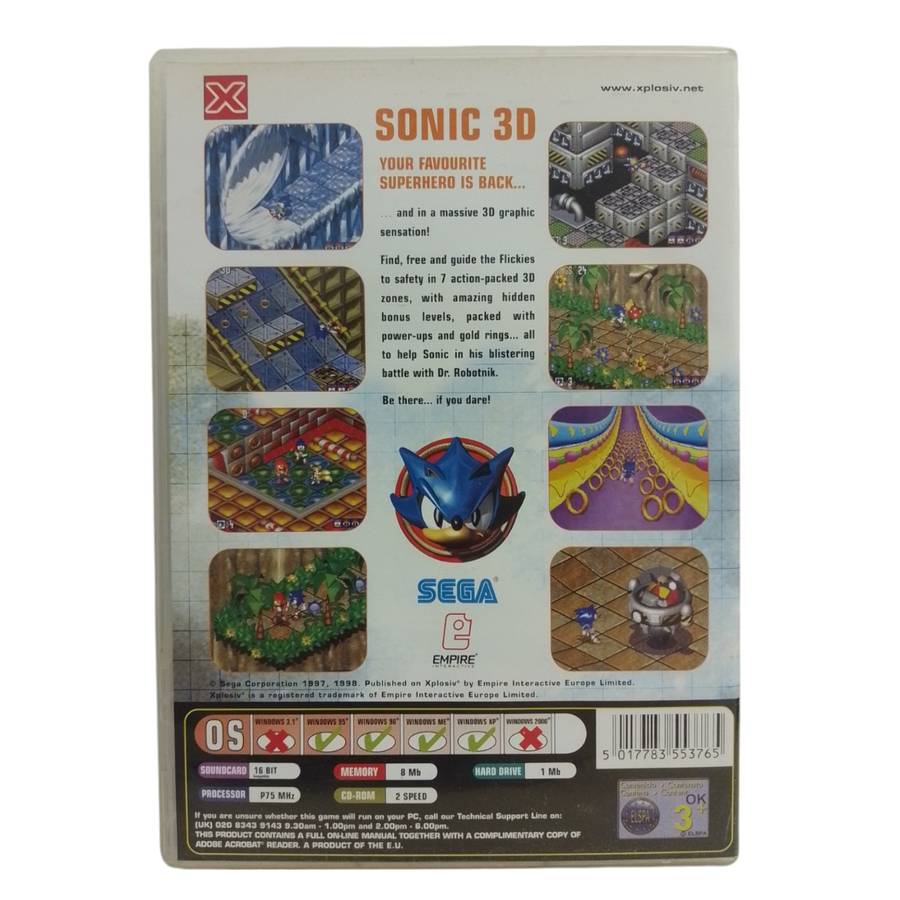 Sonic 3D PC (CD)