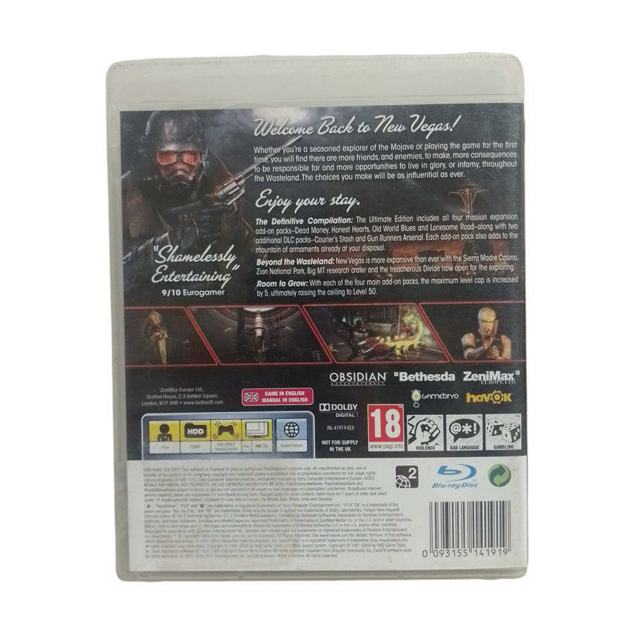 Fallout - New Vegas Ultimate Edition PS3