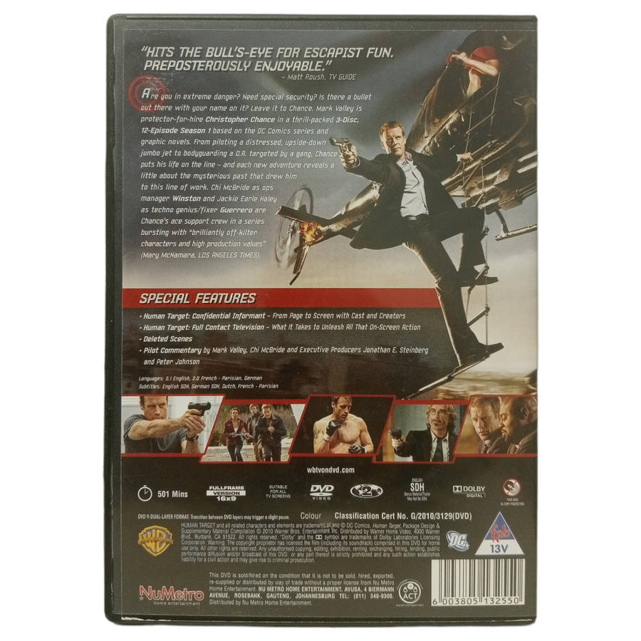 Human Target - The Complete First Season DVD