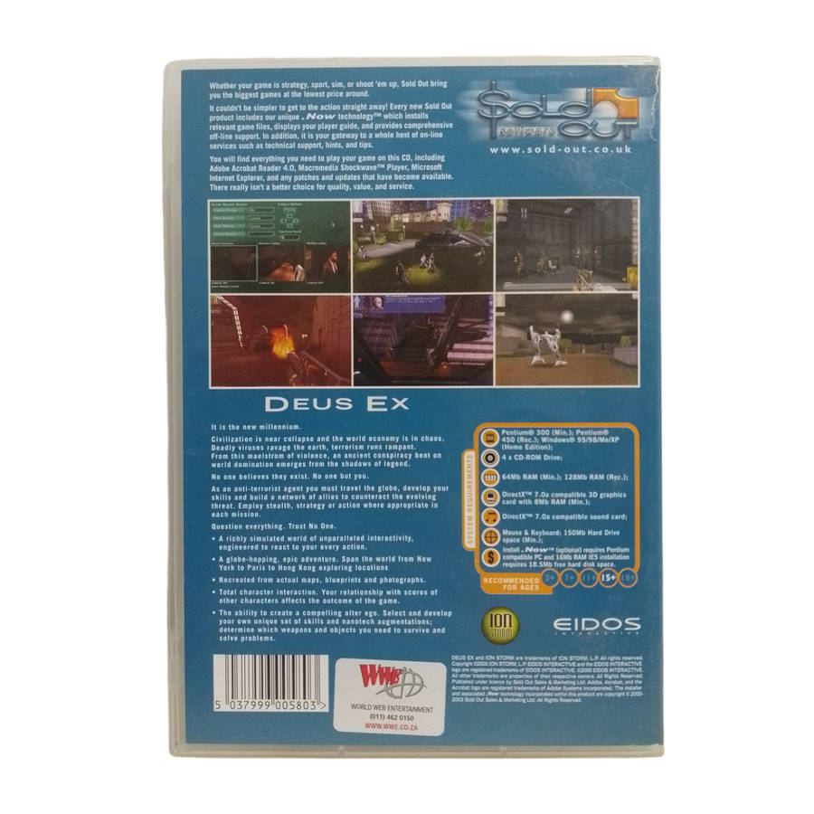 Dues Ex  PC (CD)