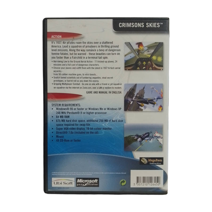 Crimson Skies PC (CD)