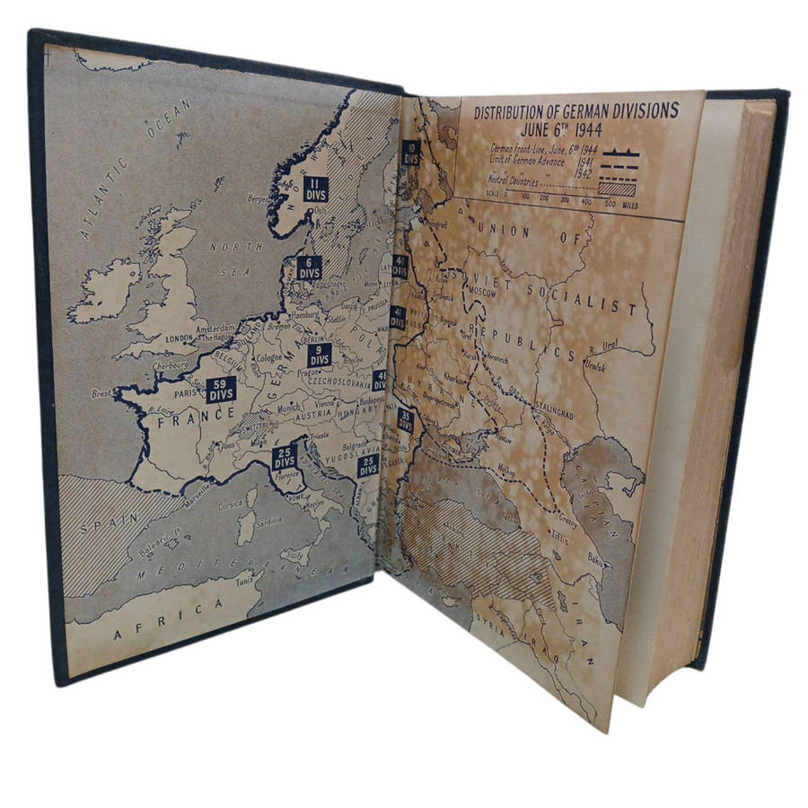 1952 The Struggle For Europe by Chester Wilmot hardcover w/o Dustjacket
