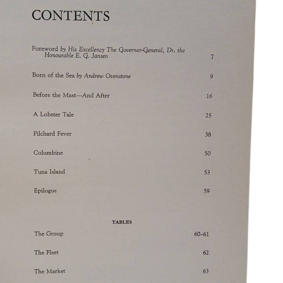 1958 Overstones, A Story of the Sea by Fraser Gill and Roman Waher Hardcover w/o Dustjacket