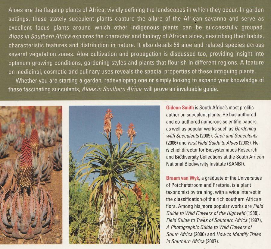 ALOES IN SOUTHERN AFRICA by Gideon F Smith & Braam van Wyk