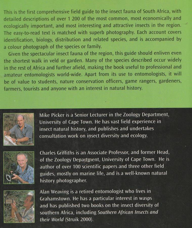 FIELD GUIDE TO INSECTS OF SOUTH AFRICA