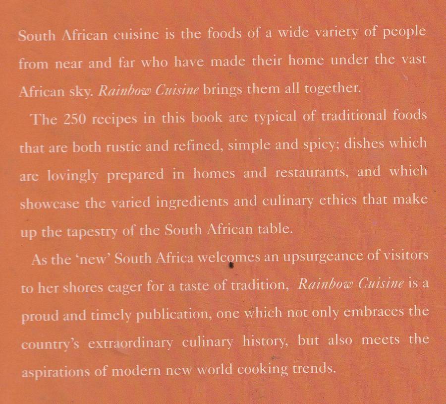 RAINBOW CUISINE: A CULINARY JOURNEY THROUGH SOUTH AFRICA by Lannice Snyman