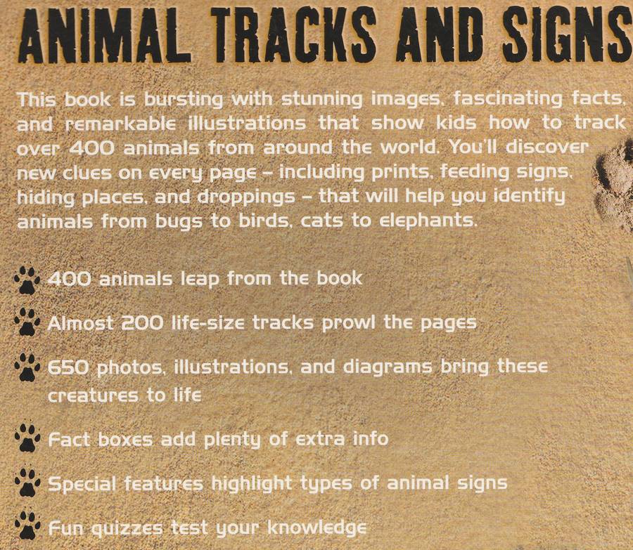 ANIMAL TRACKS AND SIGNS by Jinny Johnson