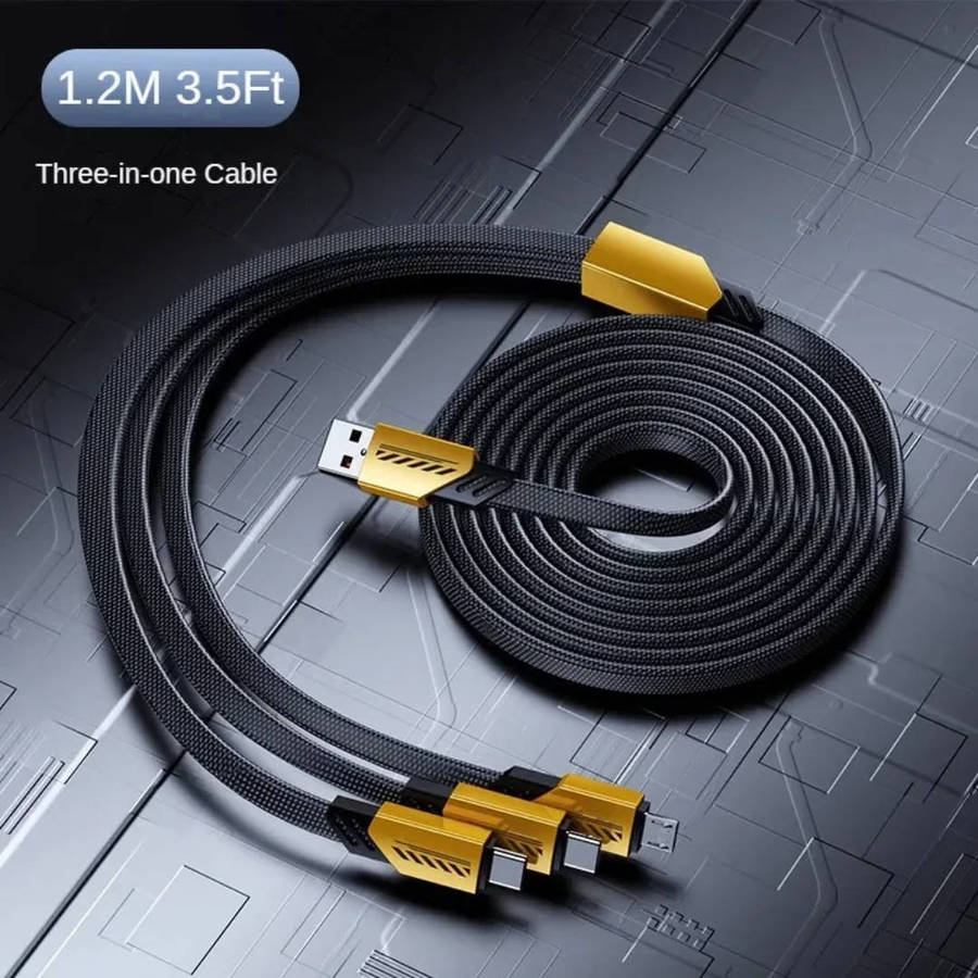 3 in 1 120W Fast Charging cable