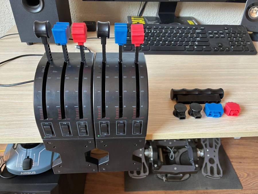 Logitech G PRO Flight Yoke System (PC) Simulation Yoke with Two Sets of Throttles