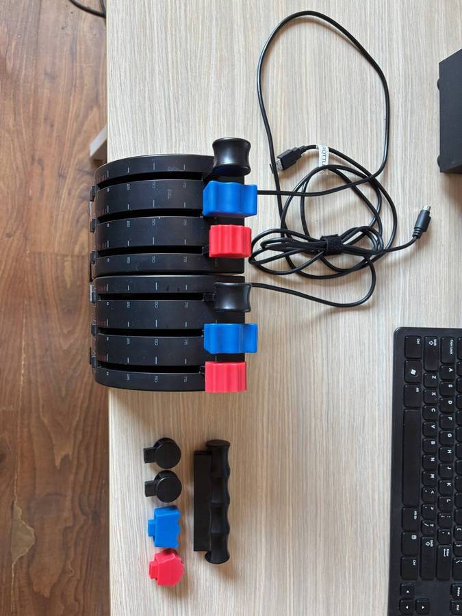 Logitech G PRO Flight Yoke System (PC) Simulation Yoke with Two Sets of Throttles