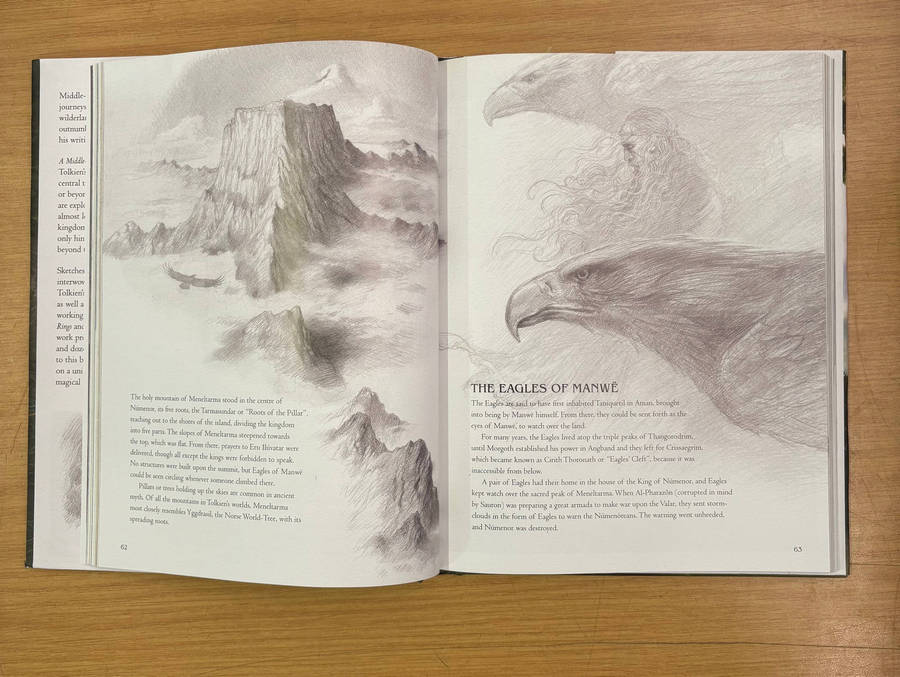A Middle-Earth Traveller: Sketches From Bag End to Mordor Art Book- John Howe