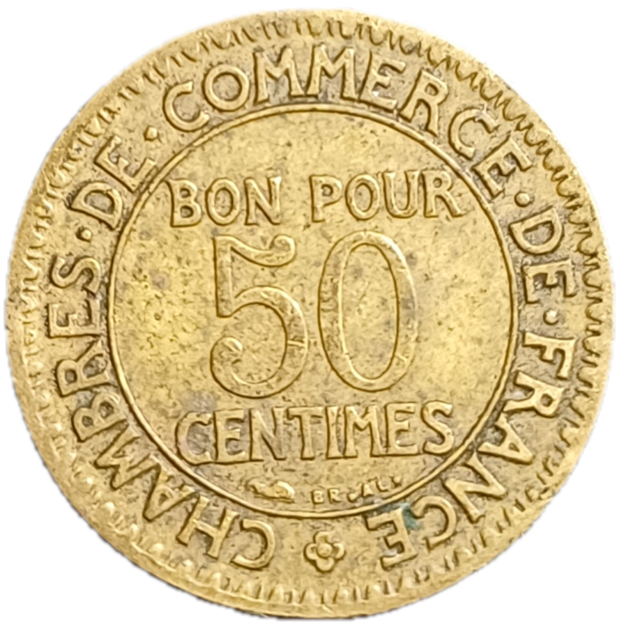 1924 France 50 Centimes