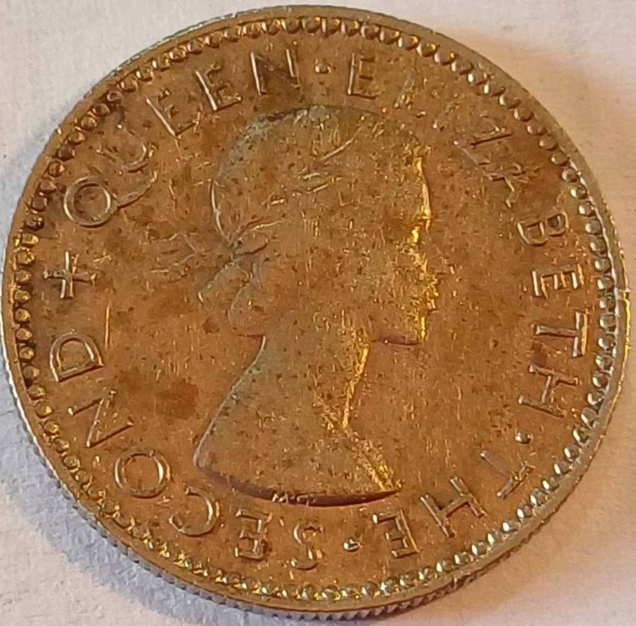 1955 Rhodesia & Nyasaland Six Pence