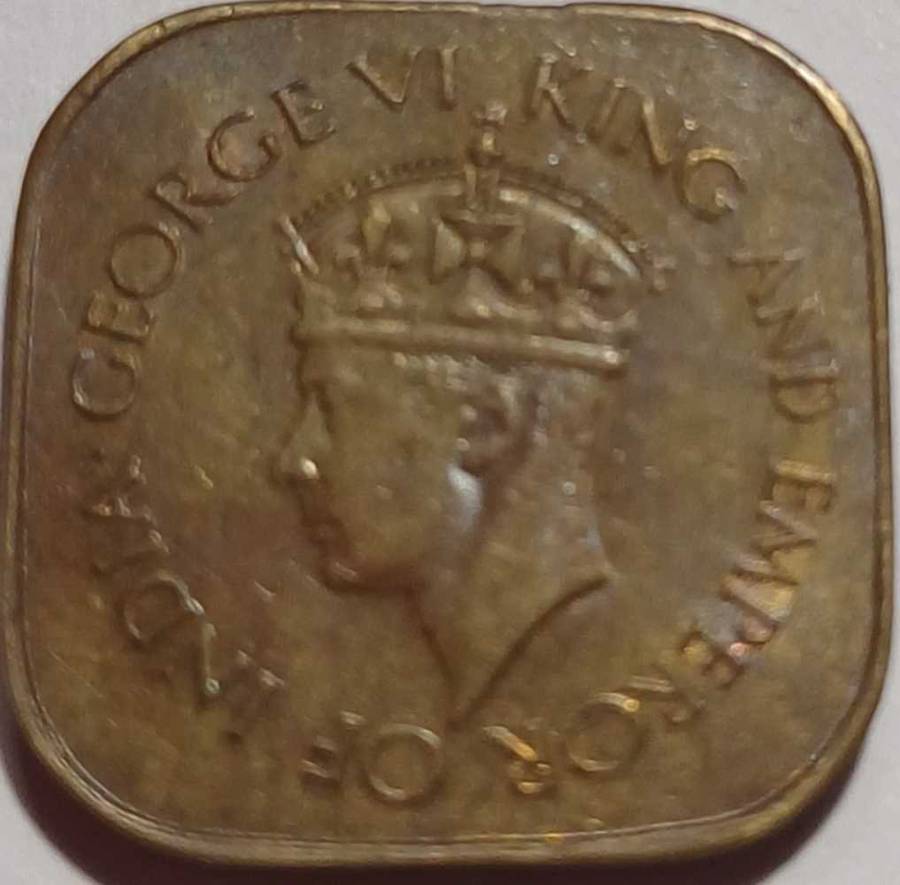 1943 Ceylon 5 Cents