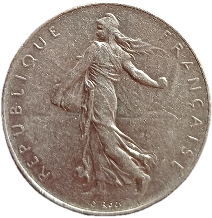 1972 France 5 Francs