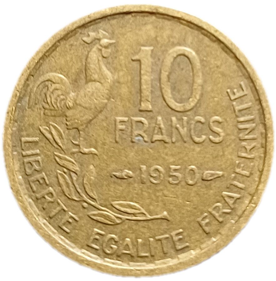 1950 France 10 Francs