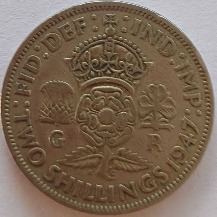 1947 Two Shillings