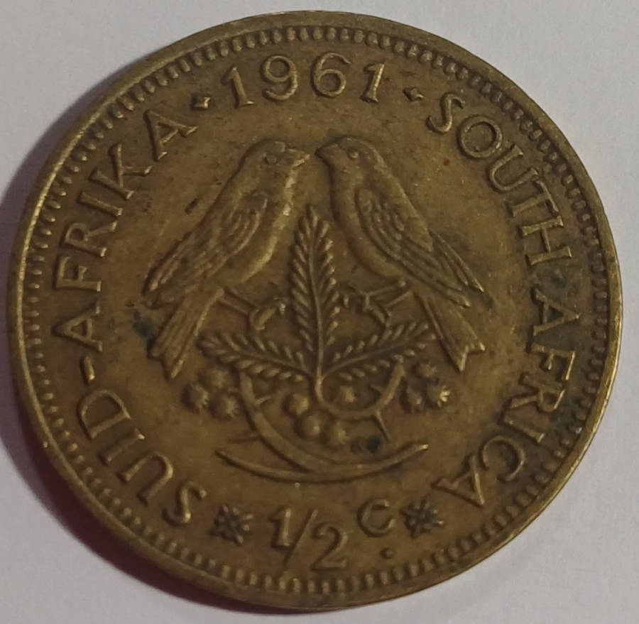 1961 SA Half Cent