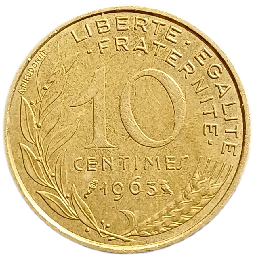 1963 France 10 Centimes