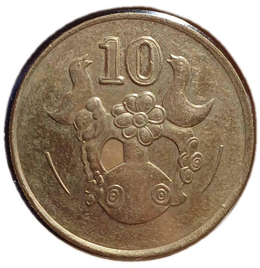 Cyprus 10 Cent 1994
