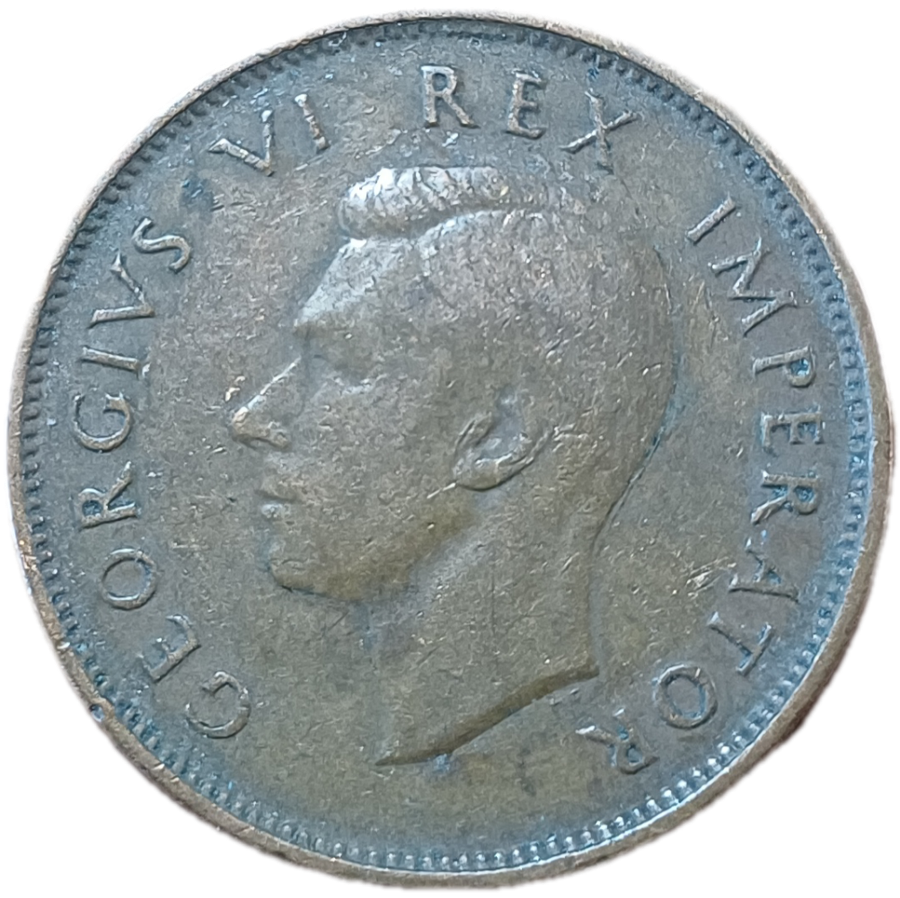 1942 Union Half Penny