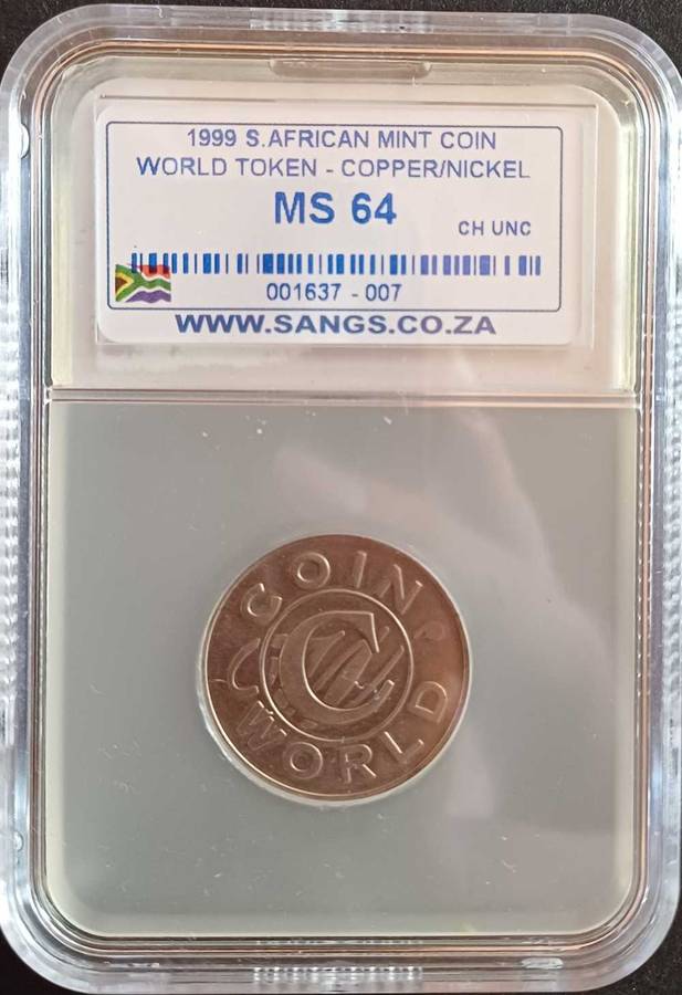 SA MINT Coin, 1999 - World Token MS64
