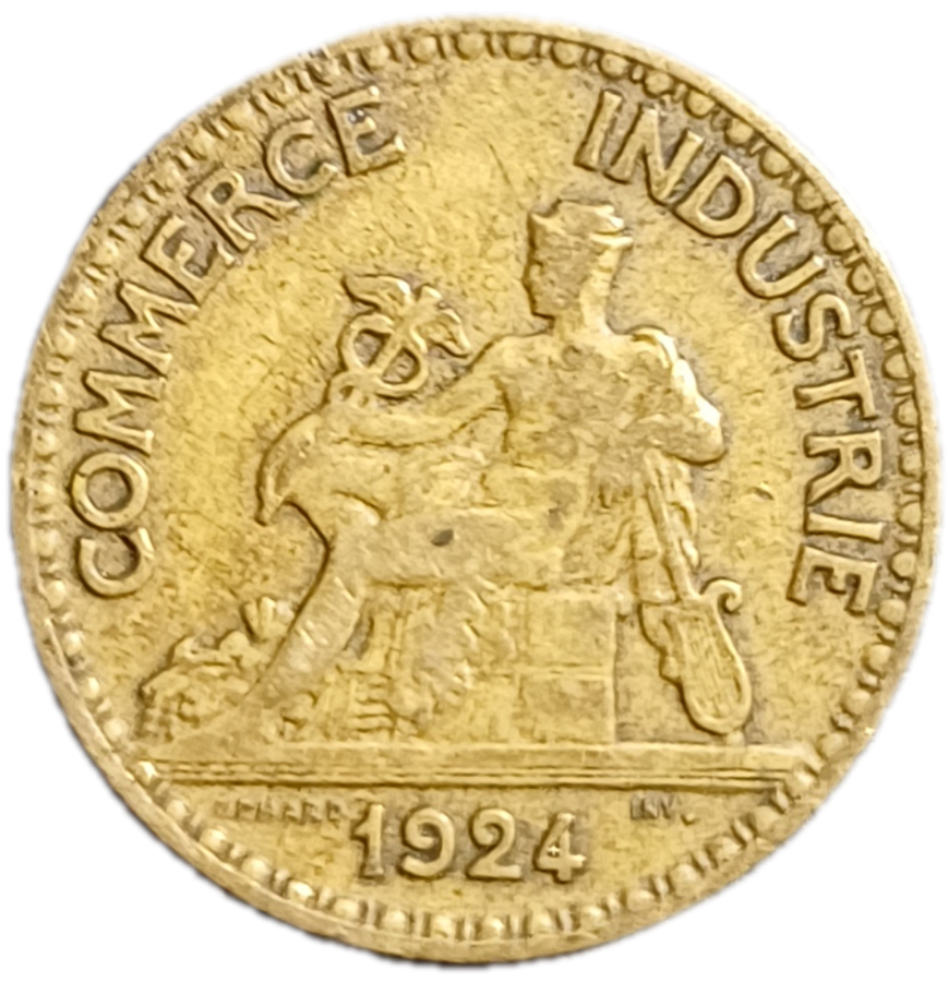1924 France 50 Centimes