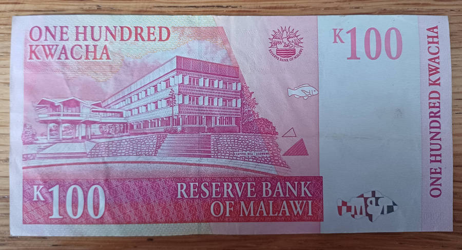 Malawi 100 Kwacha Bank Note