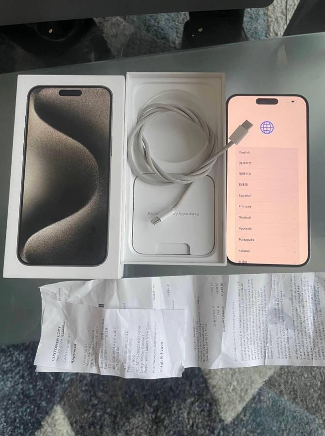 iPhone 15 pro max 256GB
