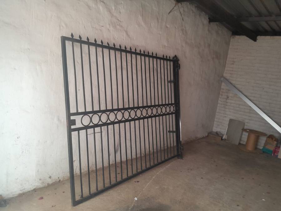 Old Steel Gate from a Parking Bay