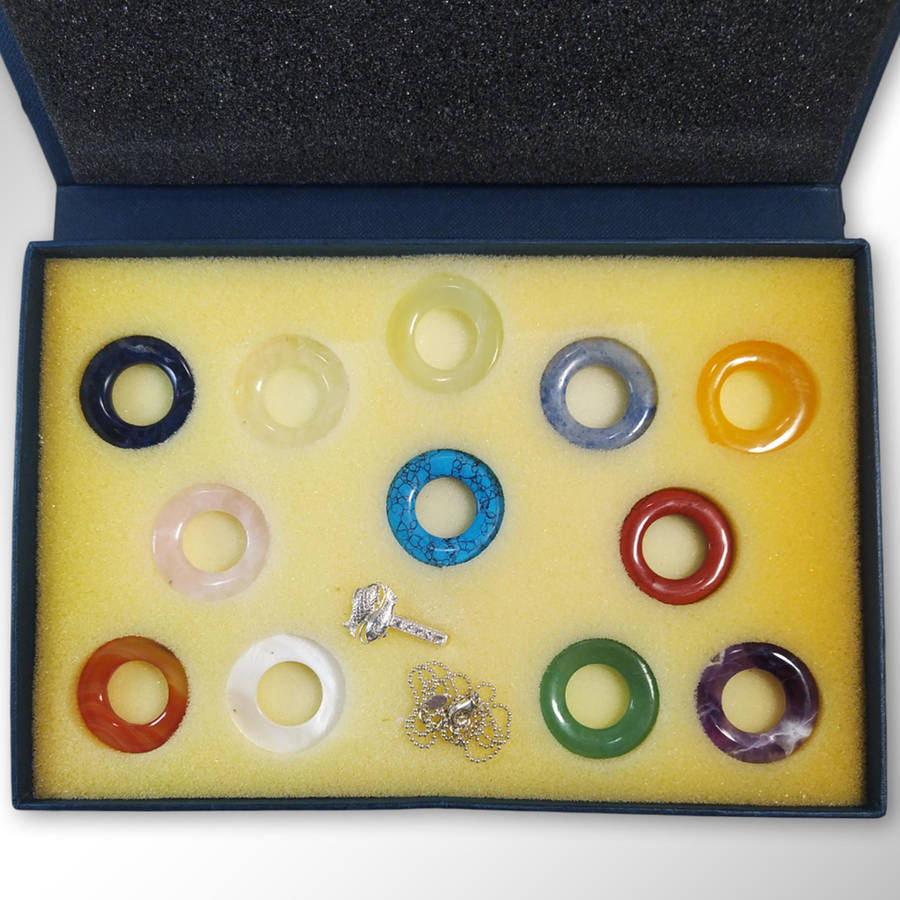 Vintage Gemstones Of Fortune With 925 Sterling Necklace