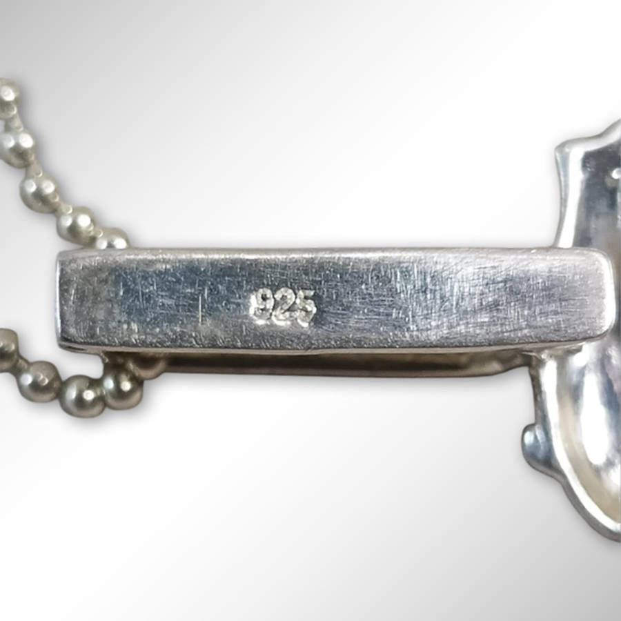 Vintage Gemstones Of Fortune With 925 Sterling Necklace