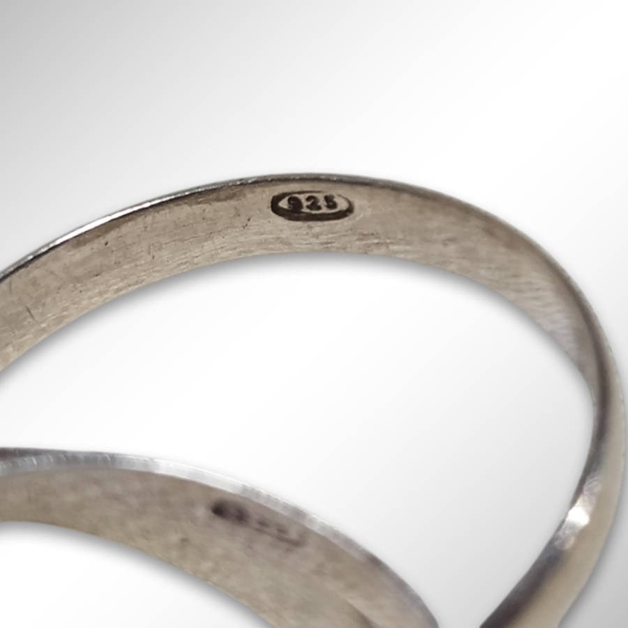 925 Sterling Silver Trio Ring