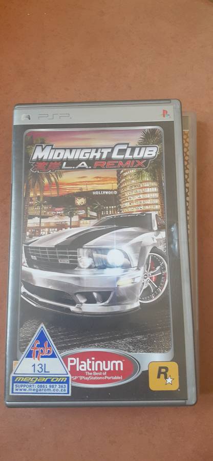 Midnight club L.A remix - psp