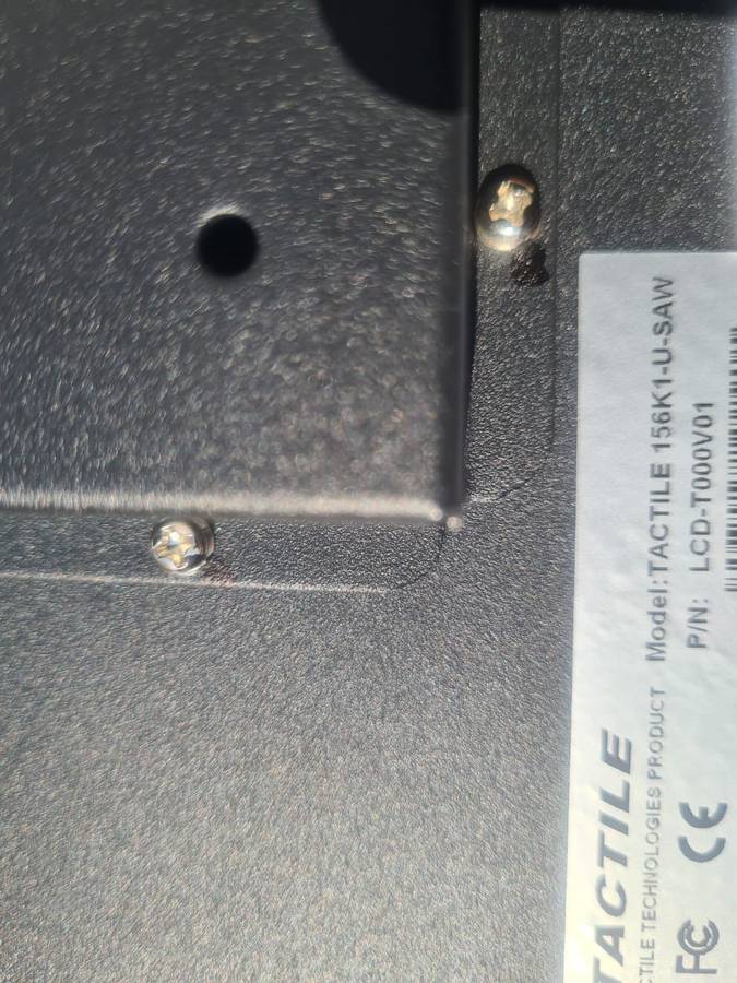 TACTILE 156K1-U-SAW (15.6 Inch Wide Touch Screen monitor)