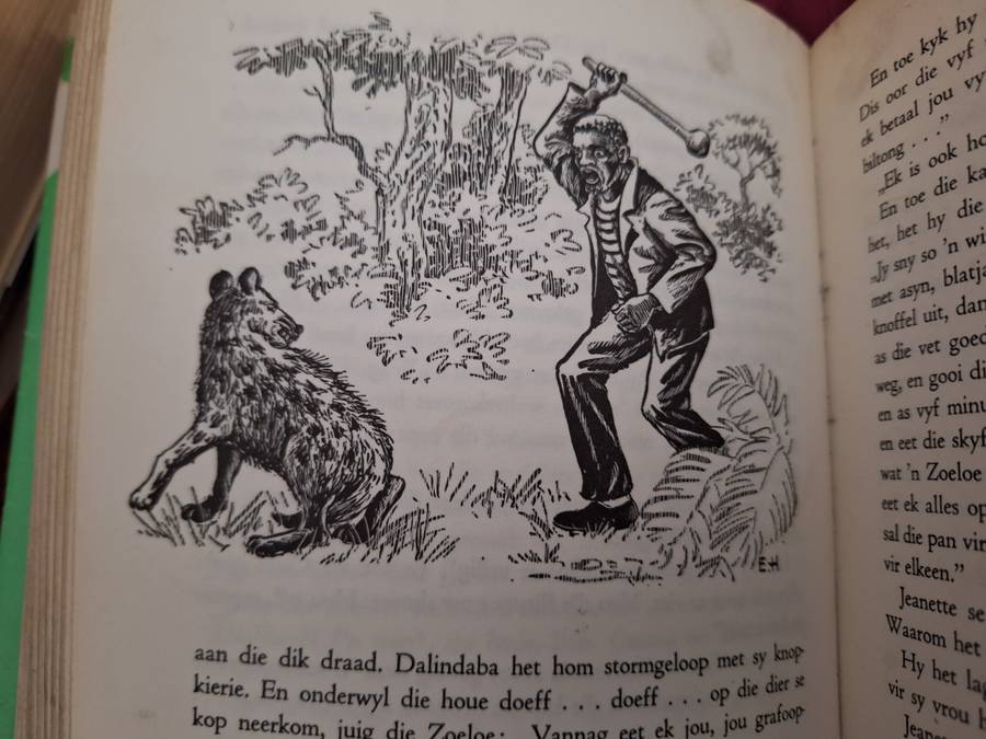 Jetwa- die Buffelbul -1965 very scarce, PJ Scoeman. Afrikaans text.